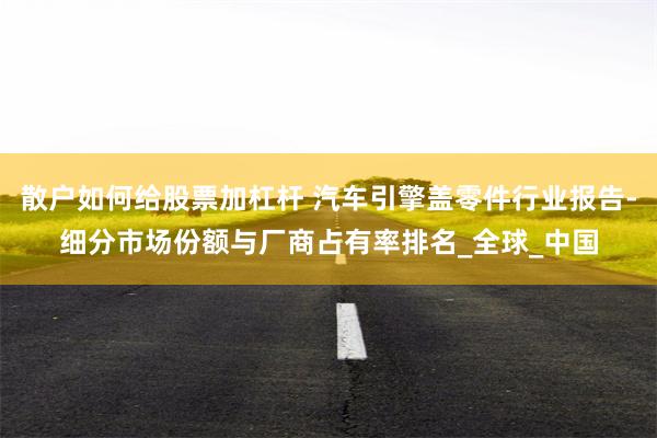 散户如何给股票加杠杆 汽车引擎盖零件行业报告-细分市场份额与厂商占有率排名_全球_中国