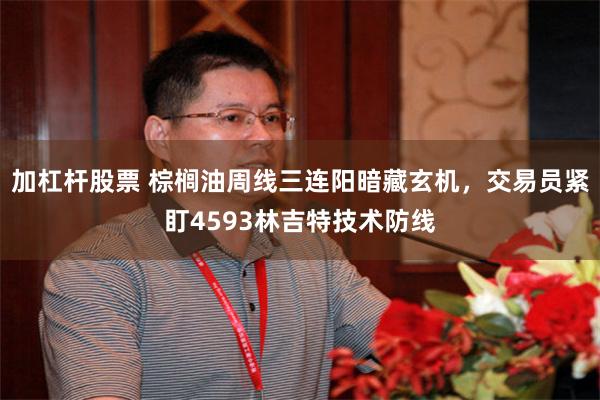 加杠杆股票 棕榈油周线三连阳暗藏玄机，交易员紧盯4593林吉特技术防线